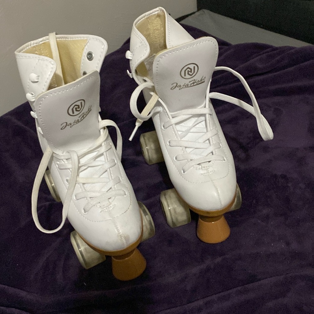 White Roller skates